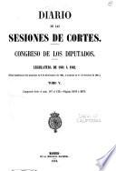 Diario de las Sesiones de Cortes, Congreso de los Diputados