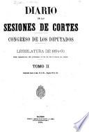 Diario de las Sesiones de Cortes, Congreso de los Diputados