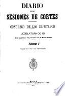 Diario de las Sesiones de Cortes, Congreso de los Diputados