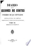 Diario de las Sesiones de Cortes, Congreso de los Diputados