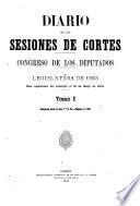 Diario de las Sesiones de Cortes, Congreso de los Diputados