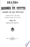 Diario de las Sesiones de Cortes, Congreso de los Diputados