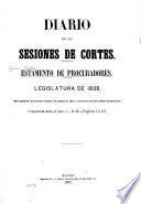 Diario de las sesiones de Cortes. Estamento de Ilustres Próceres