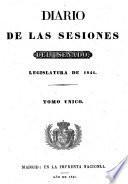 Diario de las sesiones de Cortes