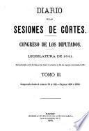 Diario de las sesiones de Cortes