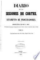 Diario de las Sesiones de Cortes