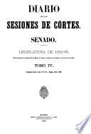 Diario de las sesiones de Córtes