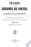 Diario de las sesiones de Cortes