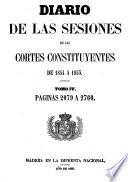 Diario de las sesiones de Cortes