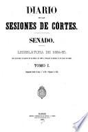 Diario de las sesiones de Córtes