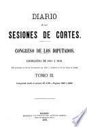 Diario de las sesiones de Cortes