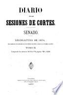 Diario de las sesiones de Córtes