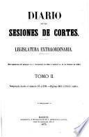 Diario de las sesiones de Cortes