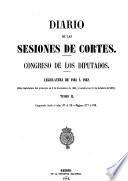 Diario de las sesiones de Cortes