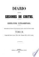 Diario de las sesiones de Cortes, Legislatura de ...
