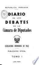 Diario de los debates de la Cámara de Diputados