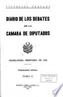 Diario de los debates de la Cámara de Diputados