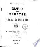 Diario de los debates de la Cámara de Diputados