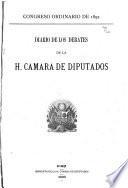 Diario de los debates de la Cámara de Diputados