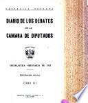 Diario de los debates de la Cámara de Diputados