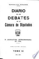 Diario de los debates de la Cámara de Diputados