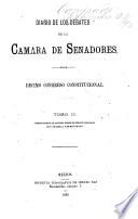 Diario de los debates de la Cámara de Senadores, Decimo Congreso Constitucional