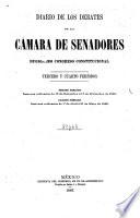 Diario de los debates de la Cámara de Senadores
