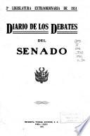 Diario de los debates del Senado