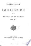 Diario de sesiones de la Cámara de Diputados