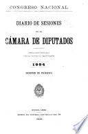 Diario de sesiones de la Cámara de Diputados