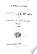 Diario de sesiones de la Cámara de Diputados