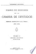 Diario de sesiones de la Cámara de Diputados