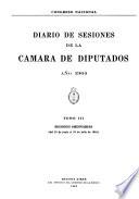 Diario de sesiones de la Cámara de Diputados