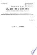 Diario de sesiones de la Cámara de Diputados