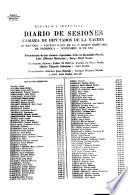 Diario de sesiones de la Cámara de Diputados