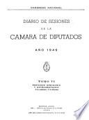 Diario de sesiones de la Cámara de Diputados