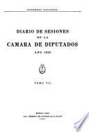 Diario de sesiones de la Cámara de diputados