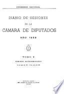 Diario de sesiones de la Cámara de Diputados