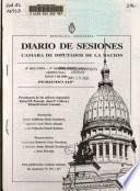 Diario de sesiones de la Cámara de diputados