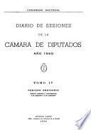 Diario de sesiones de la Cámara de Diputados