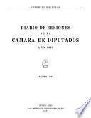 Diario de sesiones de la Cámara de Diputados