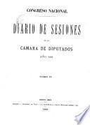 Diario de sesiones de la Cámara de Diputados