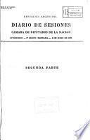 Diario de sesiones de la Cámara de Diputados