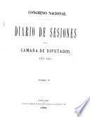 Diario de sesiones de la Cámara de Diputados