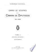 Diario de sesiones de la Cámara de Diputados