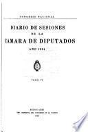 Diario de sesiones de la Cámara de diputados