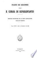 Diario de sesiones de la Cámara de Representantes