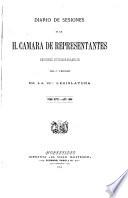 Diario de sesiones de la Cámara de Representantes