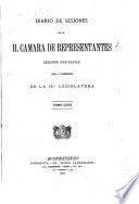 Diario de sesiones de la Cámara de Representantes