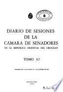 Diario de sesiones de la Cámara de Senadores de la República Oriental del Uruguay